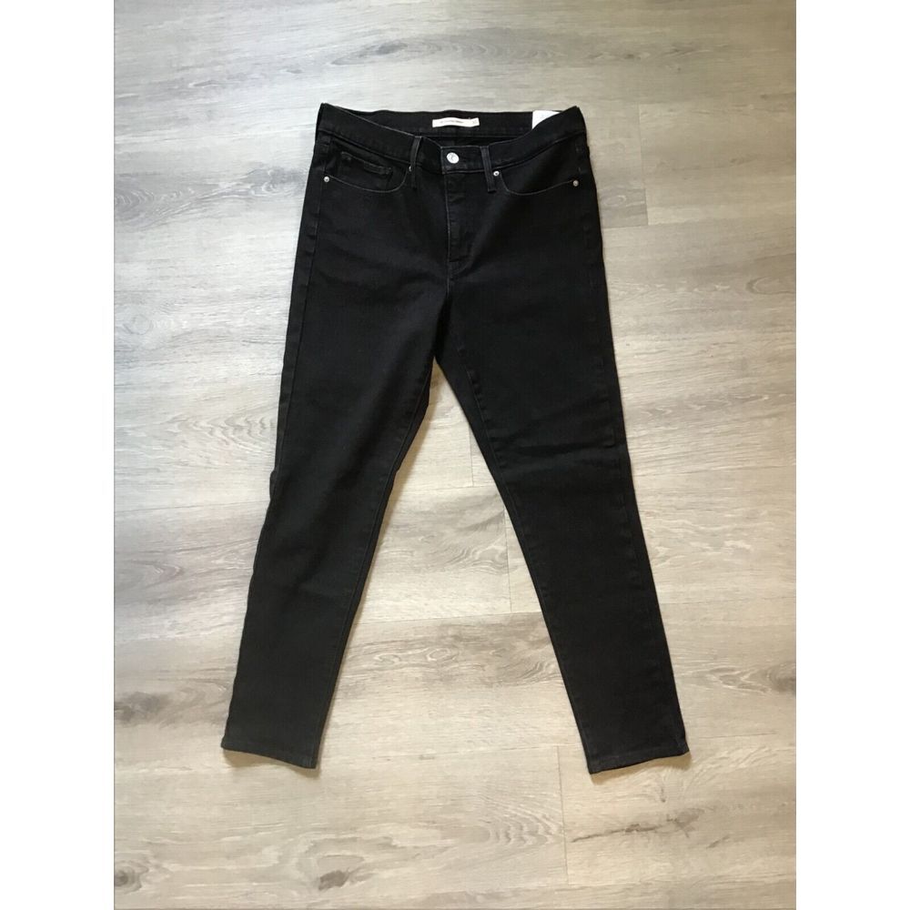 Levi's Women's Jeans 10 Stretch Denim 311 Shaping Skinny Jeans Black Size 30